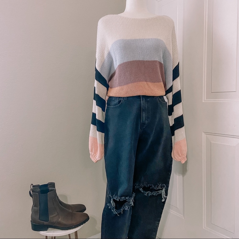 F21+ | NWT Colorblock Sweater